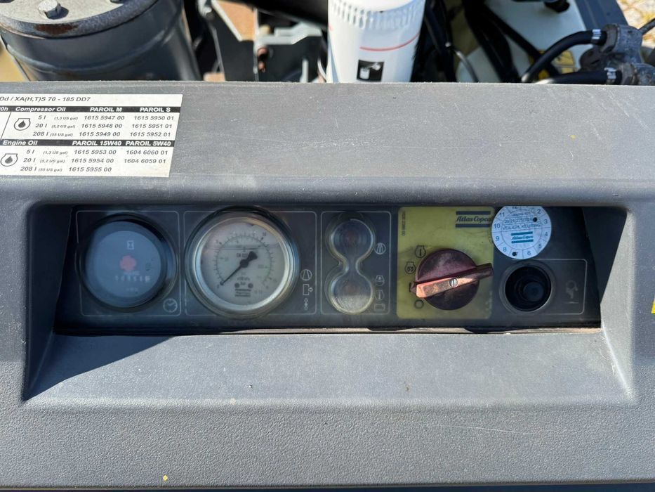 2016 Atlas Copco XAS97 Compressor de Ar Rebocável