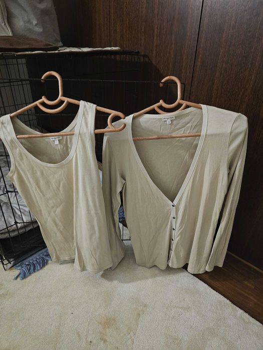 Twin set Tshirt e casaco malha Massimo Dutti
