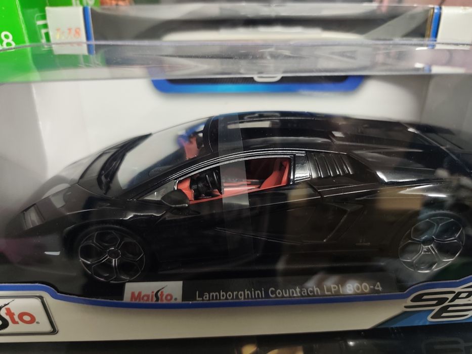 1/18 Lamborghini Countach maisto carro coleção miniatura