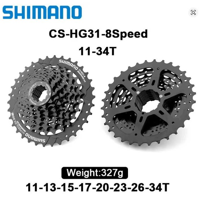 Shimano Cassete 34t 8 velocidades novo