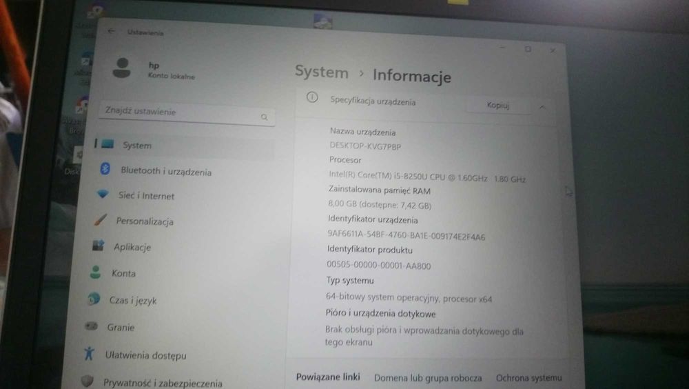 sprzedam laptopy hp