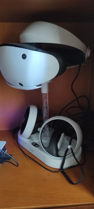 PlayStation vr2 como novo com acessórios de proteção
