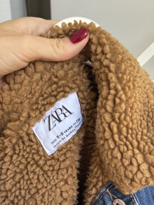 Куртка Zara шерпа  116