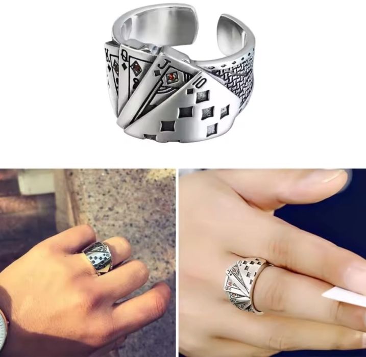 Кольцо новое Poker