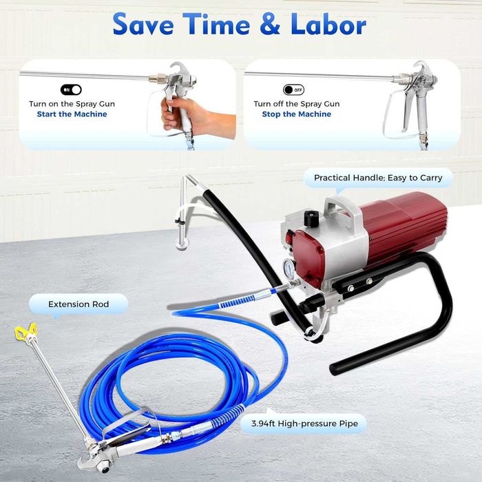 Maquina Airless 1800w NOVA