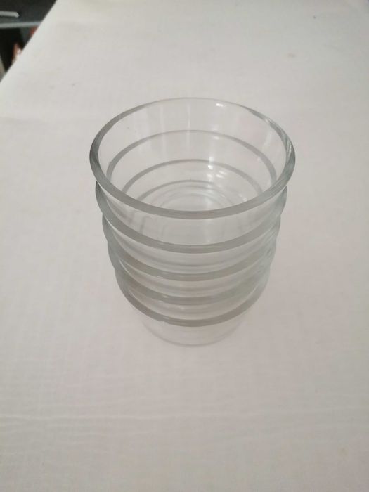 conjunto de 5 taças em vidro