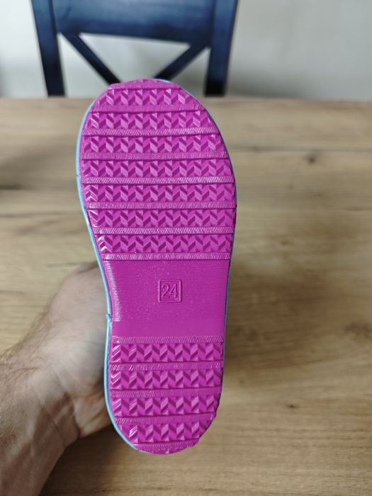Nowe kalosze dziecięce, gumiaki, gumowce, w serca,  Beck