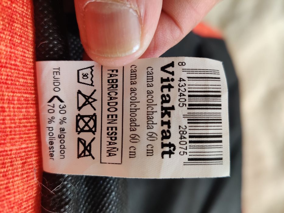 Cama acolchoada para cão ou gato