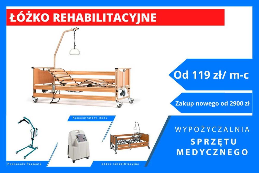 Łóżko rehabilitacyjne - wynajem - Katowice, Tychy, Bieruń, Oświęcim