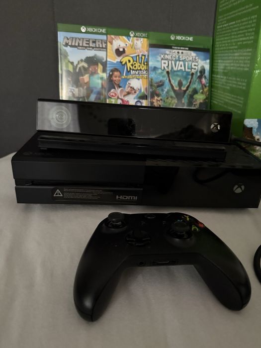 Xbox one 1TB + kinect + 6 gier