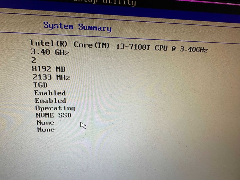 Неттоп Lenovo ThinkCentre M710q USFF i3 7100T 8GB SSD 256Gb