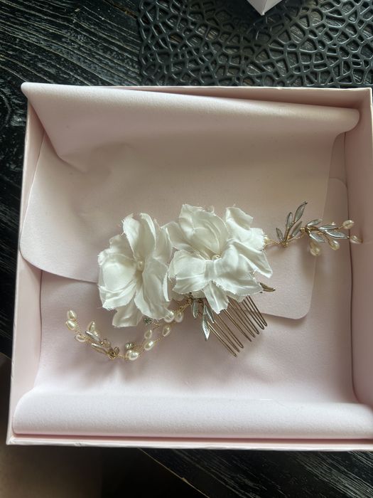 Grzebyk do włosow Rosette Novia Blanca