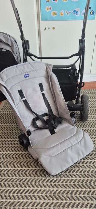 Carrinho chicco one4ever + Snuggle pod + adaptadores ovo