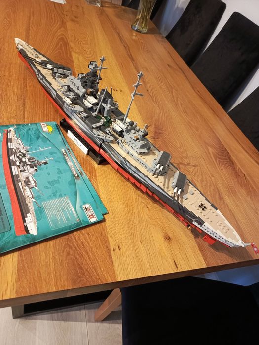 Klocki Cobi 4809 Pancernik Tirpitz 1984 elementów