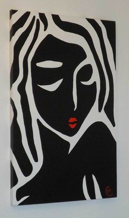 Quadro - Silencio en Blanco y Negro