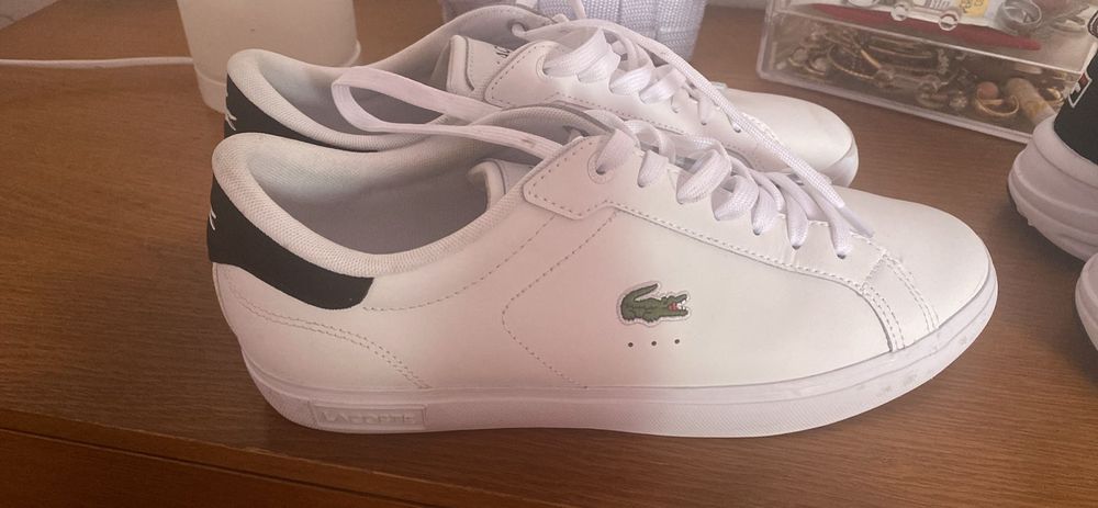 Ténis Lacoste e fila usados uma vez