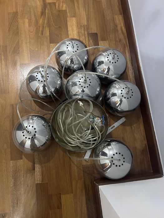 Candeeiro com 7 bolas