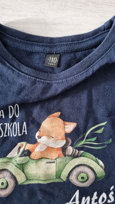 Koszulka z imieniem Antoś rozmiar 110