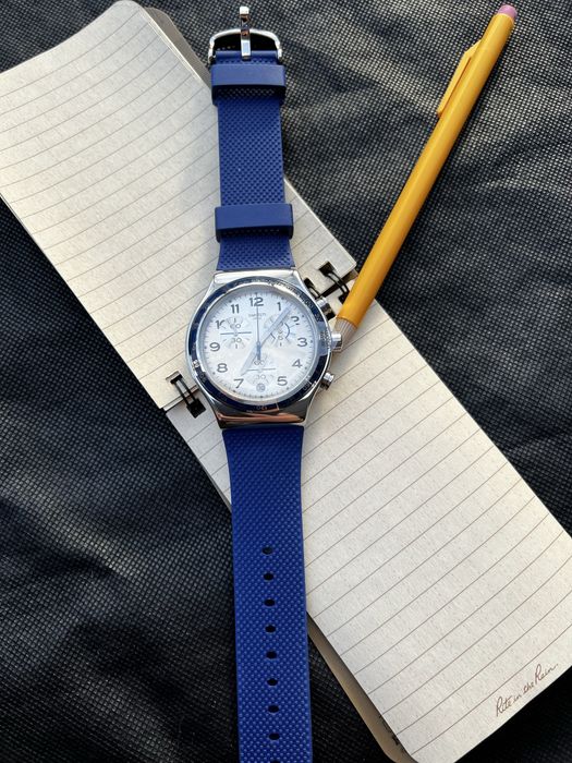 Swatch Irony Frescoazul, YVS439, Nowy, Full Set