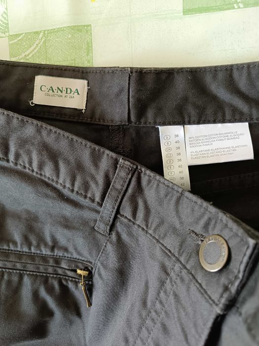 р 12/46-48 шоколадні джинси штани стрейчеві 96% бавовна Canda