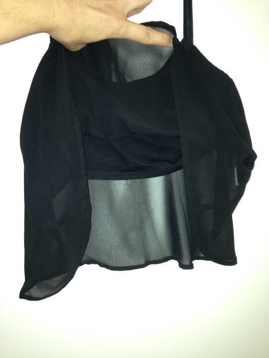 Top preto elegante
