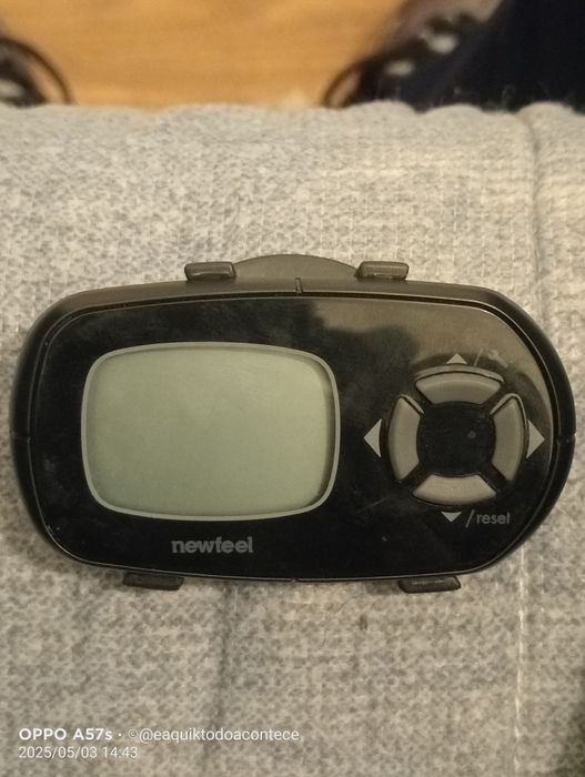 Contador de perda de calorias e distância alcançada e velocidade