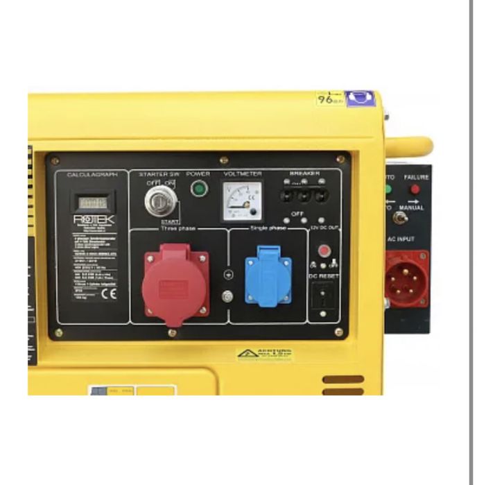 Дизельний генератор ROTEK 380V 5,5 kW з автозапуском