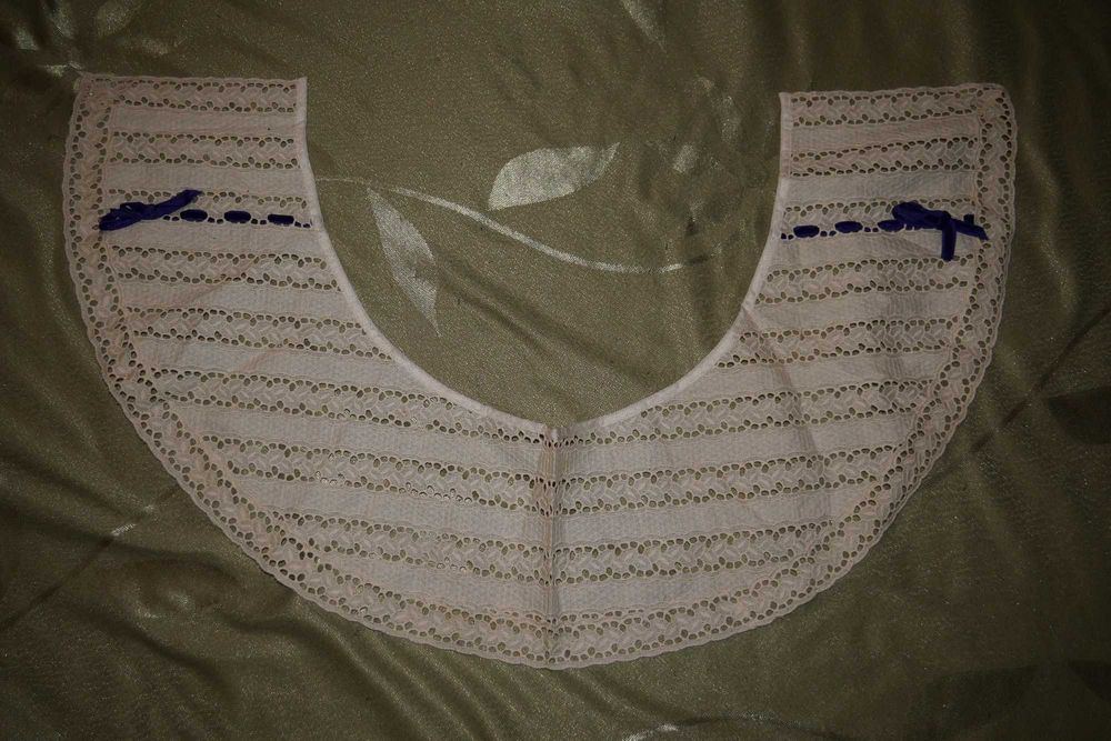 Kołnierz kołnierzyk koronkowy ecru kremowy beżowy do sukienka suknia