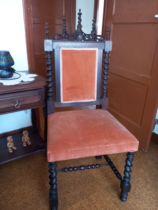 Cadeira quarto de madeira