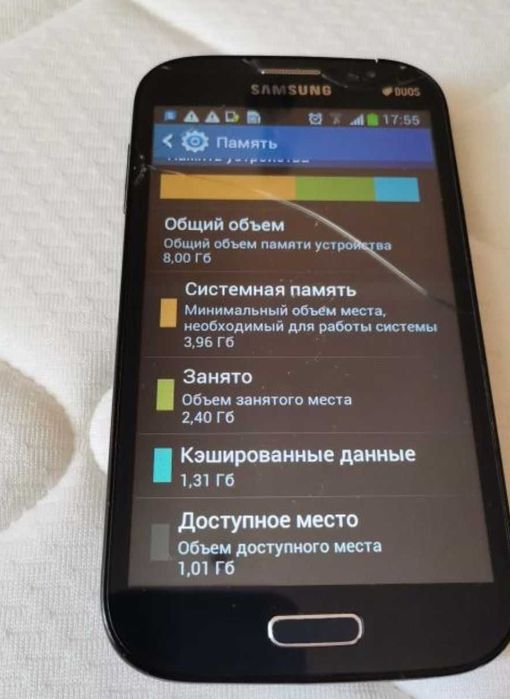 Телефон смартфон Samsung GT-I9082 Galaxy grand duos