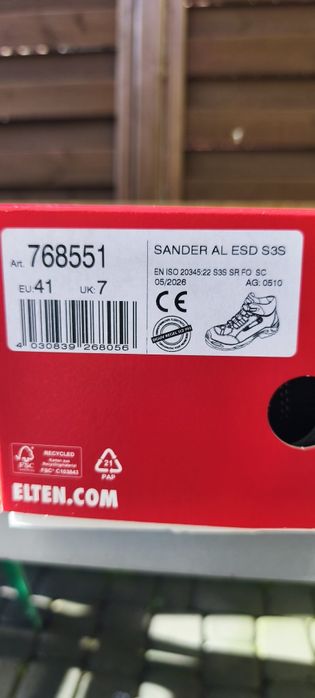 Buty robocze ELTEN S3 41