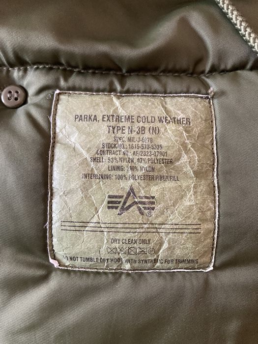 Parka Alphaindustries para frio extremo