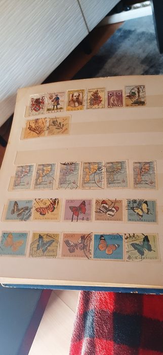Álbum de selos Antigos