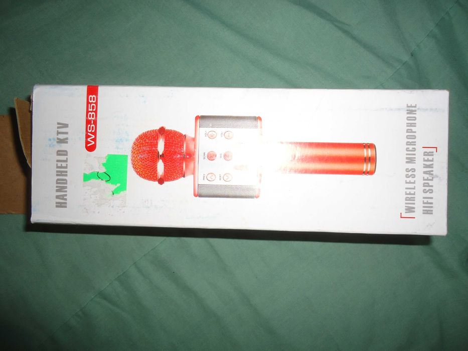 микрофон-блютуз колонка