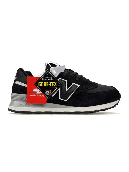 !ТЕРМО! Кросівки New Balance 574 Gore-Tex Black White 41 42 43 44 45 46 водонепронекні