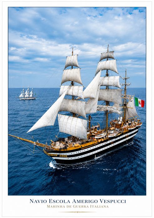 Lote 8 Posters Navios Escola