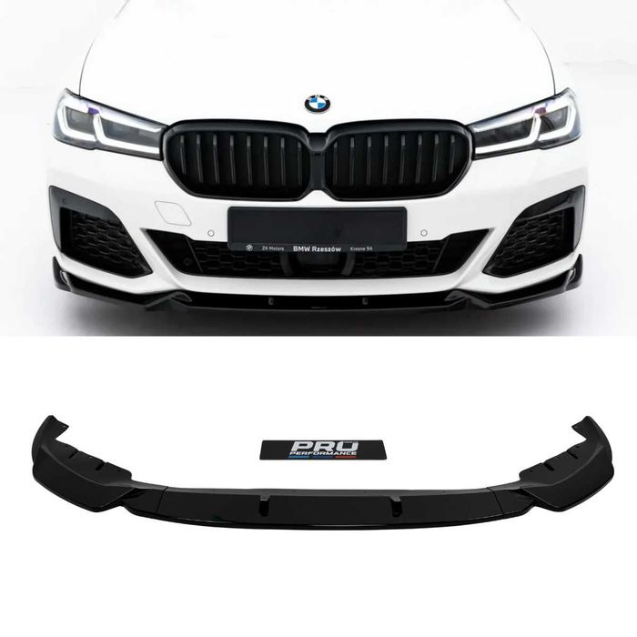 Накладка на передній бампер Bmw 5 G30 M-performance 21+ lci V2