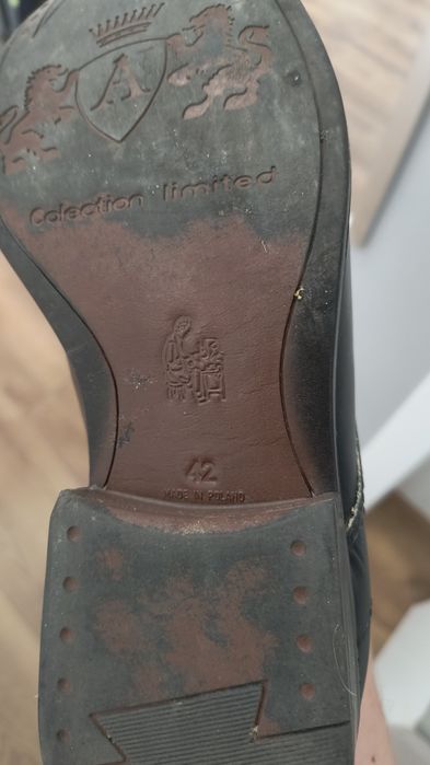 Buty eleganckie czarne 42 polskie