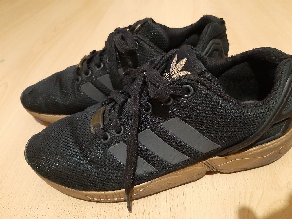 Buty Zx flux torsion czarne ze złotym limitowana Tarnów • OLX.pl