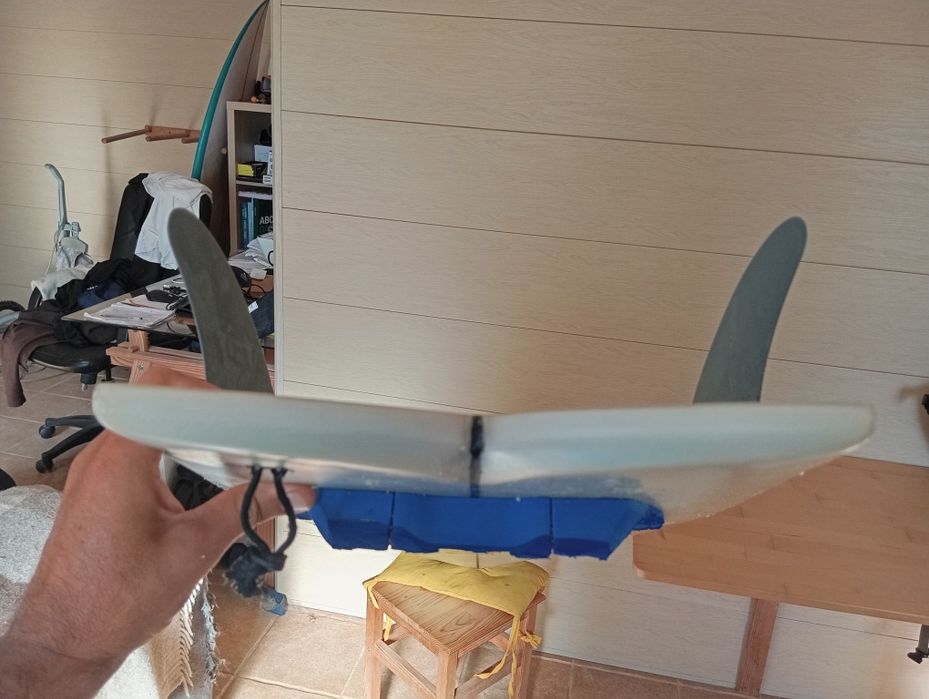 Prancha Surf Org + quilhas Futures Al Merrick keel