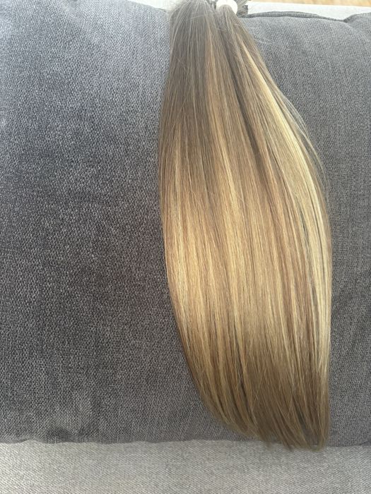 Naruralne, dziewicze, wlosy blond