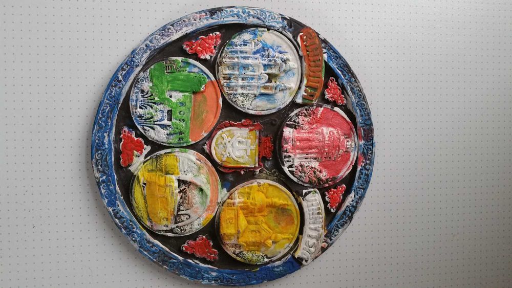 Панно-тарелка Винница, Днепр