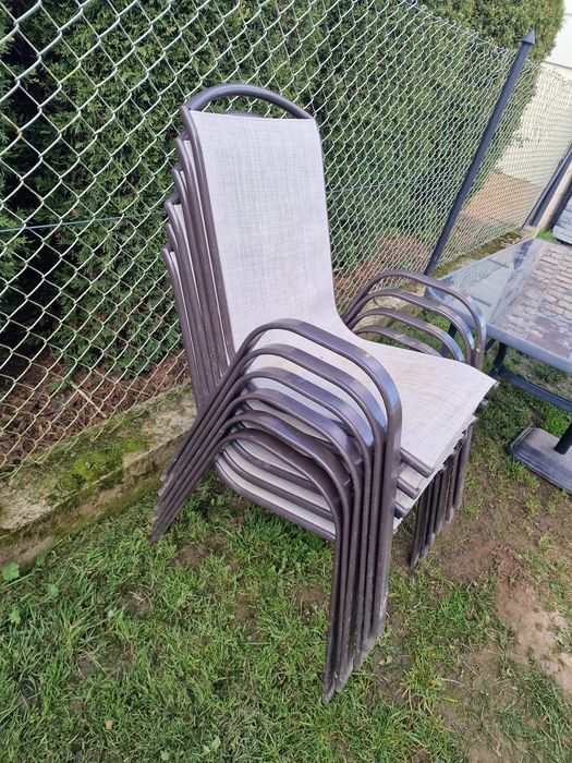 Stół parasol i krzesla ogrodowy komplet na taras transport