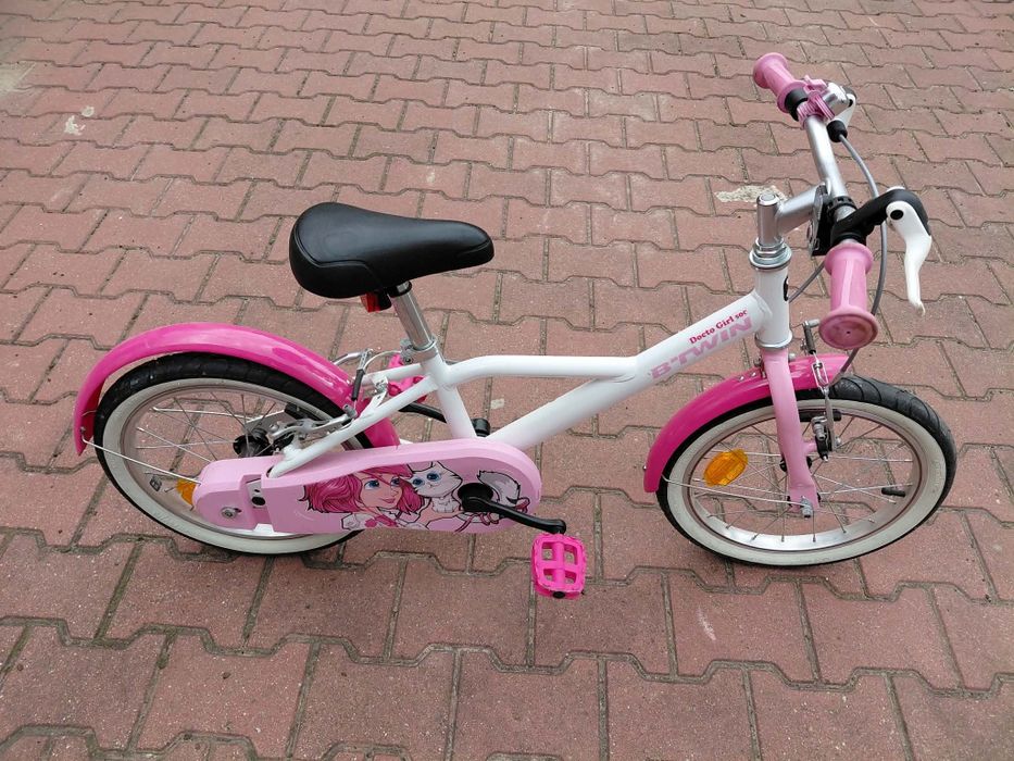 Rower decathlon BTWIN 500 Doctogirl 16" + kółka boczne – mało używany