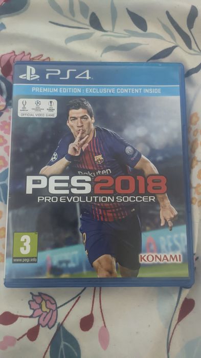 Pro evolution Soccer 2018 PS4 em ótimo estado