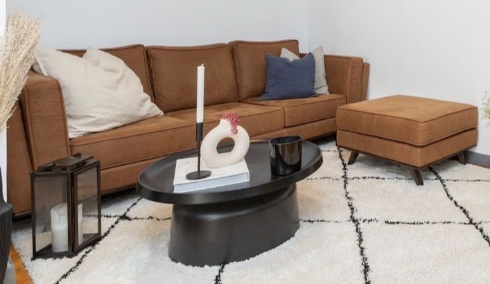 Sofá com chaise longue