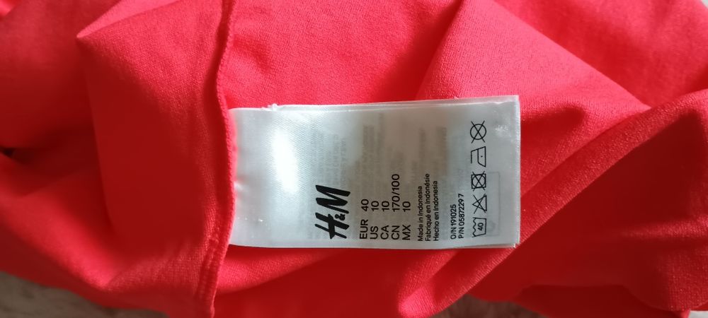 Dół od bikini figi z wysokim stanem H&M 40 L stój kostium kąpielowy damski