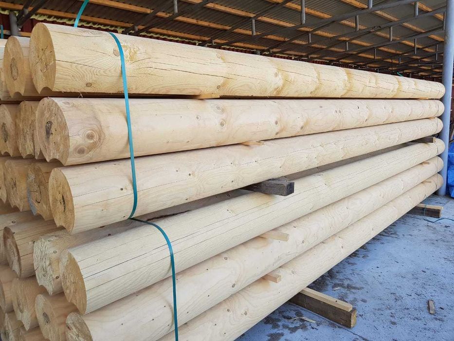 Bal drewniany, Bale toczone, Dom z Bali, Altany, śr 22 cm 88zl. mb.