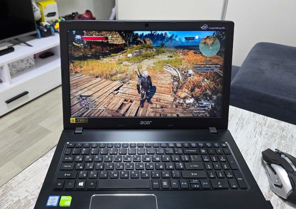 Игровой Acer 15.6" (Nvidia MX130/Core i3 7-gen/16GB ОЗУ/SSD M2+HDD/