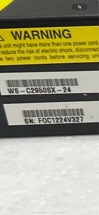 Комутатор Cisco Catalyst WS - C2950SX- 24  2 sfp switch